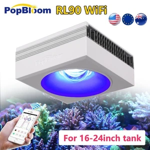 PopBloom RL90 Saltwater Reef Aquarium LED Light Aquarium LED Reef Light for 24" - Picture 1 of 14