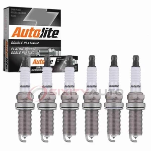 6 pc Autolite Double Platinum Spark Plugs for 2007-2010 BMW X3 3.0L L6 vl - Picture 1 of 5