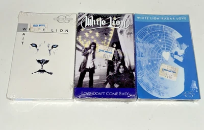 White Lion Wait / Radar Love/ Love Don’t Come Easy Cassette Tape Single Lot New - Image 1 of 3