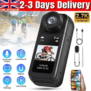 Action Camera 2.7K Mini Wifi Rotatable Sport Camera DV Cycling Magnetic Recorder - Picture 1 of 13