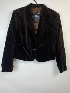 BURBERRYS WOMENS VINTAGE BROWN BRÜHL & SÖHNE JACKET Size L - Picture 1 of 5