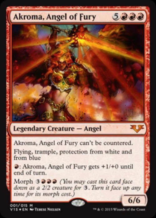 MTG English Akroma, Angel of Fury NM Foil From the Vault: Angels - Image 1 of 1