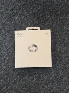 Oura Ring 4 Horizon - Brushed Silver - Size 14 - Smart Ring - Picture 1 of 3