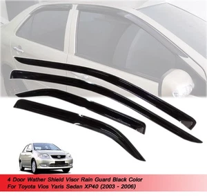 Uso del protector de lluvia de visera de 4 puertas para Toyota Vios Yaris... - Imagen 1 de 6