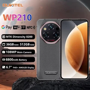 Global Version OUKITEL WP210 5G Rugged Phone 6.7'' 36GB+512GB 108MP 8800mAh NFC - Picture 1 of 32