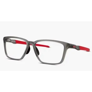 OAKLEY DOUBLE DOWN 8188-02 Satin Grey Smoke Men Eyeglasses 58-16-143 - Picture 1 of 7