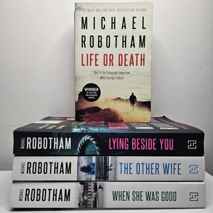 Michael Robotham x4 Books: When She Was Good, Lying Beside You, The Other Wife - Picture 1 of 8