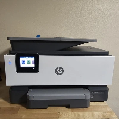 Impresora todo en uno de inyección de tinta a color inalámbrica HP OfficeJet Pro 9018 escaneo copia fax Foto 1 de 4
