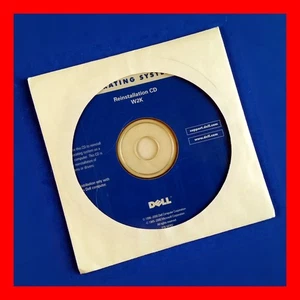 Dell Microsoft Windows 2000 Reinstallation CD-ROM Media Win 2K Disc 56FKV - Picture 1 of 4