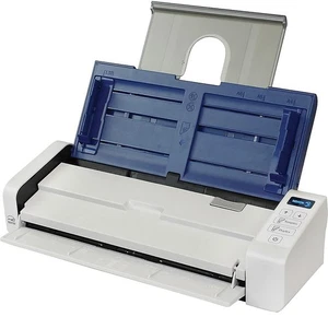 Duplex Portable Document Scanner, Duplex Portable Scanner, Blue & White - Picture 1 of 5