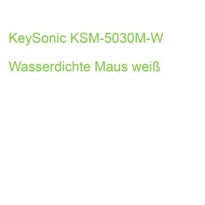 KeySonic KSM-5030M-W Wasserdichte Maus weiß (4250078165286) - Bild 1 von 2