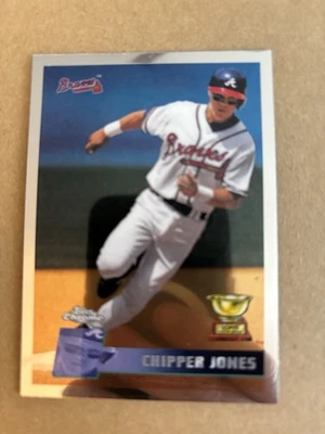 1996 Topps Chrome - Chipper Jones #52 Rookie Cup CENTERED - Image 1 of 2