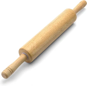 FARBERWARE Classic Wood Rolling Pin, 18-Inch Hardwood Dough Roller for Baking - Picture 1 of 5