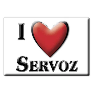 Aimant sur Servoz, Haute Savoie, Rhône Alpes - Magnet France Souvenir - Picture 1 of 11