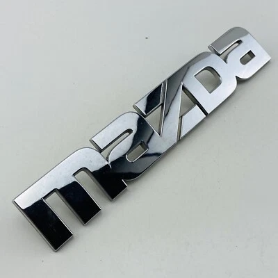 Mazda MPV 2000-2006 emblema logotipo letras insignia puerta maletero cromo OEM E62 Foto 1 de 4