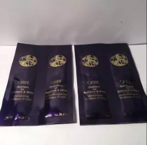 2 sets ORIBE Shampoo & Conditioner for Brilliance & Shine 7 ml +7ml ea=14ml+14ml - Picture 1 of 1