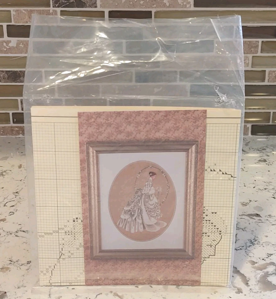 Lavender & Lace "The Bride" Cross Stitch Pattern L&L9 Open Package Unused  - Image 1 of 4
