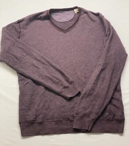Tommy Bahama Sweater Mens Extra Large Purple Brown Pullover - Picture 1 of 8