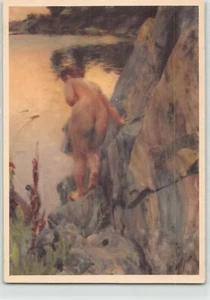 Postkarte 1977 nackte Frau Anders Zorn Postcard naked woman nude art AK Kunst - Picture 1 of 8
