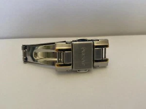 Pulsar Armbandverschluss 12 mm Ausfaltung Druckknopf Entriegelung mit Endgliedern VX82-X308 - Bild 1 von 4