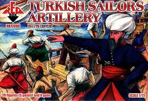Caja Roja 72080 - 1/72 - Artillería de marineros turcos, kit modelo del siglo XVI-XVII - Imagen 1 de 8