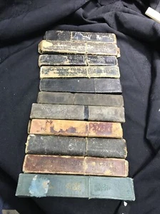 11 scatole rasoio dritto vintage - Foto 1 di 6