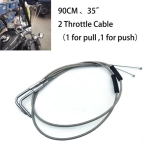 Throttle Cable Line Wire 90cm/35'' For Harley Davidson Sportster XL1200 XL883 - Picture 1 of 14