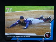 34/49 Blue Parallel Byron Buxton 2020 Topps Now Card #267 Minnesota Twins