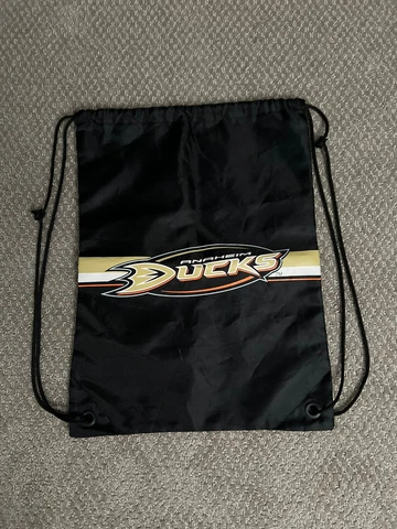 NHL Anaheim Ducks Hockey Drawstring Bag Sack Pack Cover