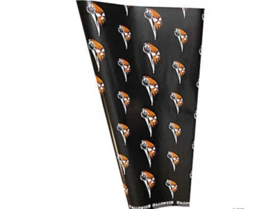 Рулон оберточной бумаги для Хэллоуина 30 x 96 дюймов подарочная упаковка товары для вечеринок ужасов фильмов TOT - Изображение 1 из 4