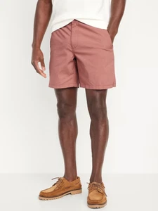 Old Navy Slim Built-In Flex Tech Jogger Shorts Mens M Dusty Red Stretch NEW - Picture 1 of 12