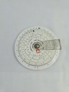 Prägnanter Rechenschieber Rund Nr. 28 Made in Japan Takeda Verbrennungstechnik - Bild 1 von 4