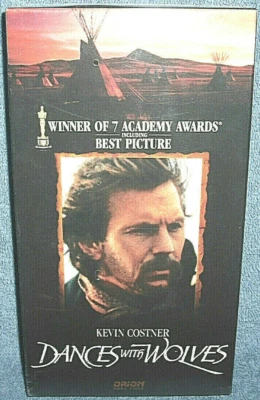 DANCES WITH WOLVES - VHS - 1993 - KEVIN COSTNER - BRAND NEW SEALED - Image 1 of 4