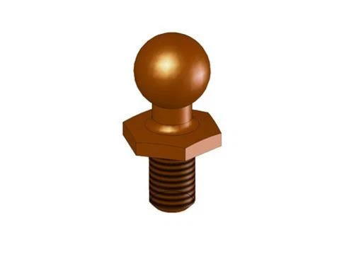 KM Kugelkopf + Gewinde 4.8mm (4 Stk.) / HK851 - Bild 1 von 1