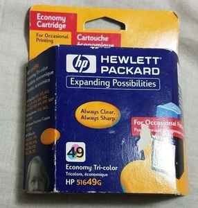 Genuine HP49 51649G Tri-Color Ink Cartridge - Picture 1 of 3