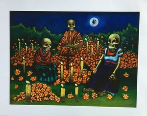 Janitzio Day Of The Dead, Jose Luis Ramirez, Wall Art Print Poster 11" x 14"  16 - Picture 1 of 5