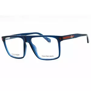 Calvin Klein Jeans Men's Eyeglasses Navy Full Rim Browline Frame CKJ21611 405 - Picture 1 of 2