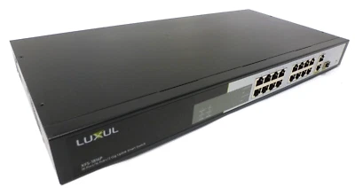 Luxul XFS-1816P 18-Port Managed Network Switch / 2-Gig Uplink / 16-ports of PoE+ - Image 1 of 4
