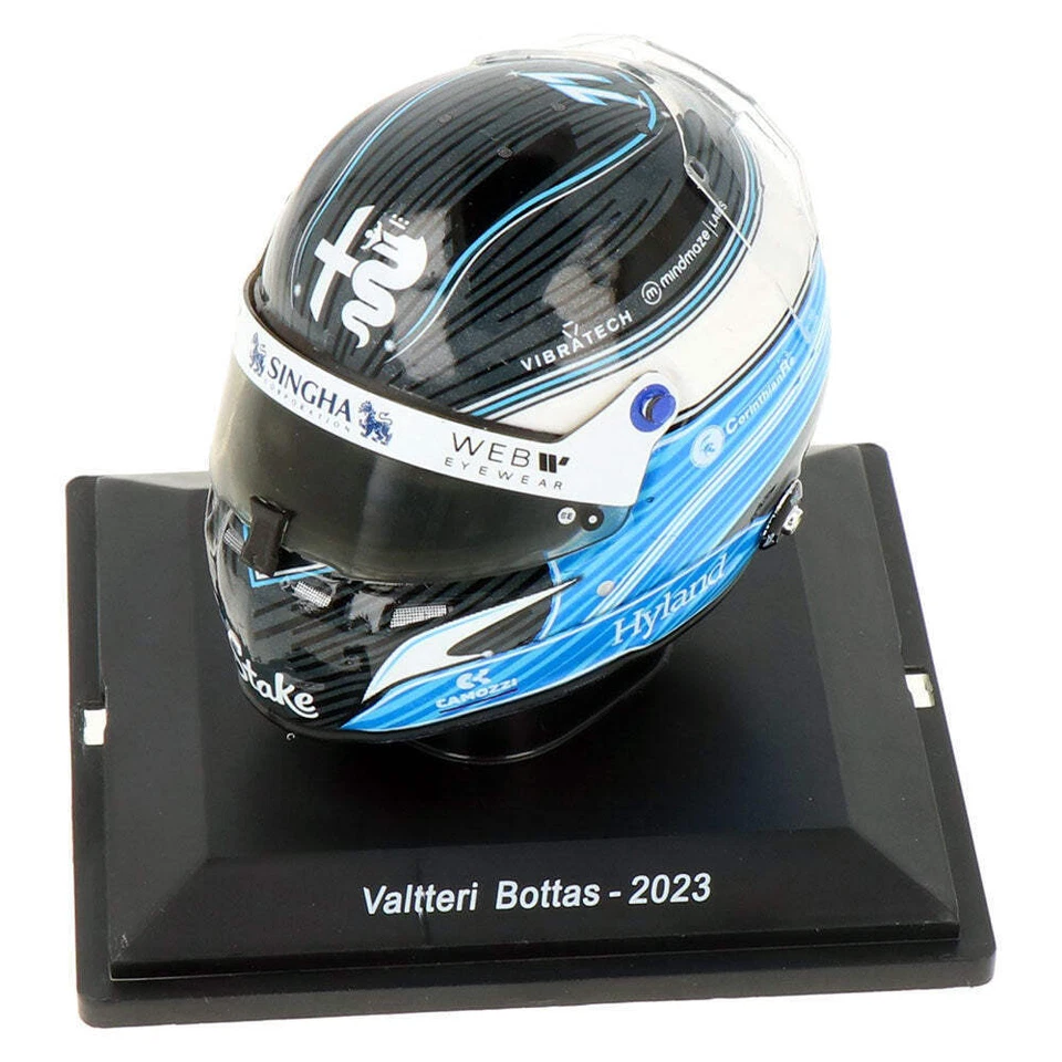 2023 年阿尔法·罗密欧 Valtteri Bottas 复制品 1:5 比例头盔 — 第 1/1 张图片