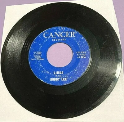 Bobby Lee - Linda/What Am I Gonna Do 45 Cancer outsider SSW/psych G+ HEAR - Image 1 of 2