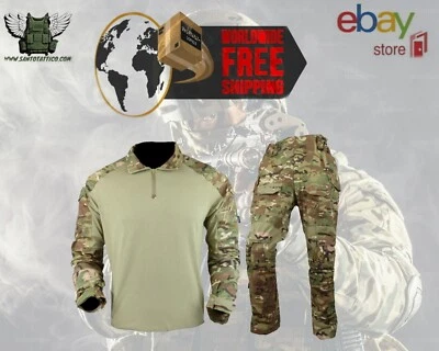 COMBAT UNIFORM MILITARY ARMY CAMOUFLAGE MULTICAM BATTLE BEST PRICE FREE SHIPPING