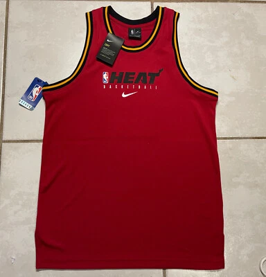 NWT NIKE Miami Heat NBA Red DNA Tank Top Jersey Men’s Medium - Image 1 of 4