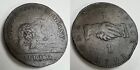 1791 Sierra Leone One Cent Stück im Umlauf befindliche Kupfermünze Afrika Löwe 1C Soho Neuwertig