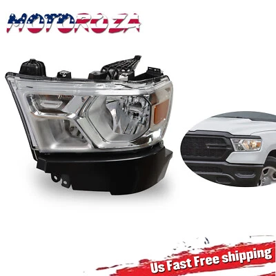New Left Driver Headlight Head Light For 2019 2020 2021-2023 Dodge RAM 1500 - Image 1 of 4