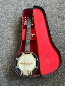 Antique Vintage Banjo Mandolin with case Windsor ?? - Picture 1 of 24