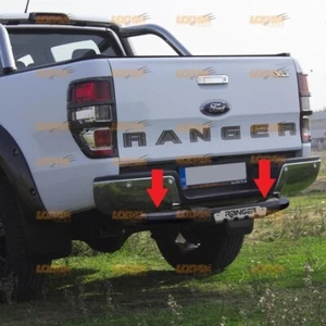Parachoques trasero Ford Ranger Heavy Duty 2012-2023 T6 T7 T8 negro - Imagen 1 de 5