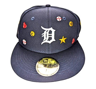 Бейсболка/кепка New Era Detroit Tigers MLB Holly 59FIF темно-синяя размер 7 1/8 дубовая НОВАЯ - Изображение 1 из 4
