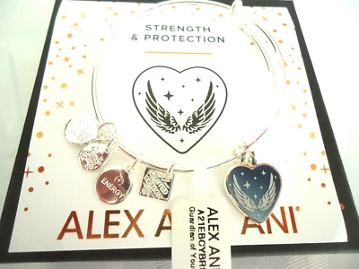 Brazalete Alex and Ani GUARDIAN OF YOUR HEART CYBER MONDAY 2021 nuevo con caja de tarjetas de etiqueta Foto 1 de 4