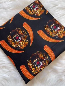 African Polycotton Wax Print Fabric Ankara For Sewing & Crafting 6 Yards - Picture 1 of 3