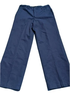 DSCP Quaterdeck Collection Pants Mens 37x31.5 Blue Utility Chino Trousers Pants - Picture 1 of 15